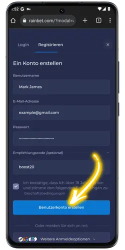 Rainbet Casino Email Bestaetigung Konto Aktivieren