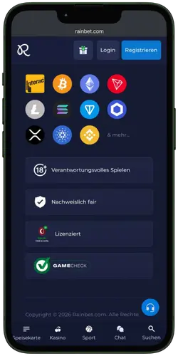 Rainbet Casino Krypto Zahlungen Schnell