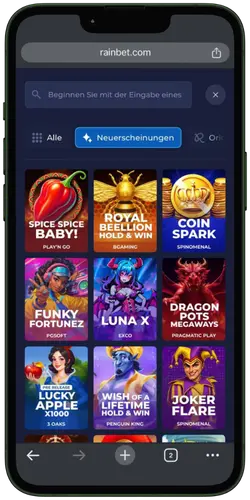 Rainbet Casino Spezielle Spiele Originals